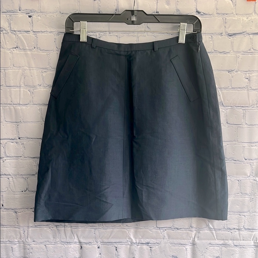 Calvin‎ Klein Navy Blue Women's Lightweight Skirt Size 10 vintage